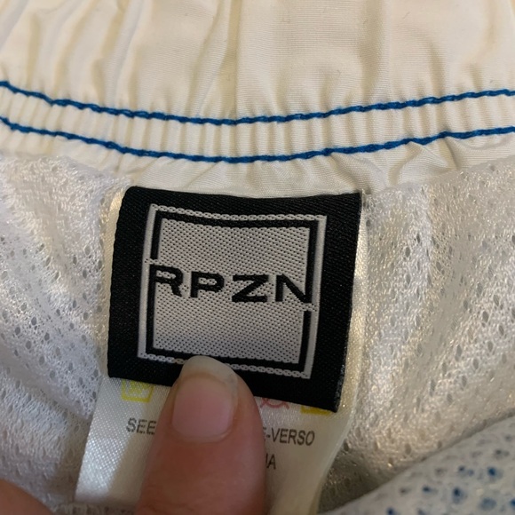 Ripzone Men's Striped Board Shorts Swim Trunks - Blue & Orange- Large - Picture 7 of 9